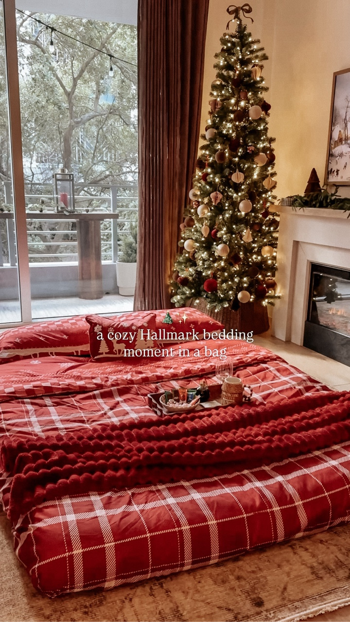 Grab this festive bedding-in-a-bag while it’s on sale! 🎄✨

Turn any guest bed or movie-night setup into a cozy holiday-movie moment. Comforter, shams, a throw blanket, and a pillow - everything you need in one little bundle!



#bedding #christmasdecor

#LTKHoliday #LTKCyberWeek #LTKHome