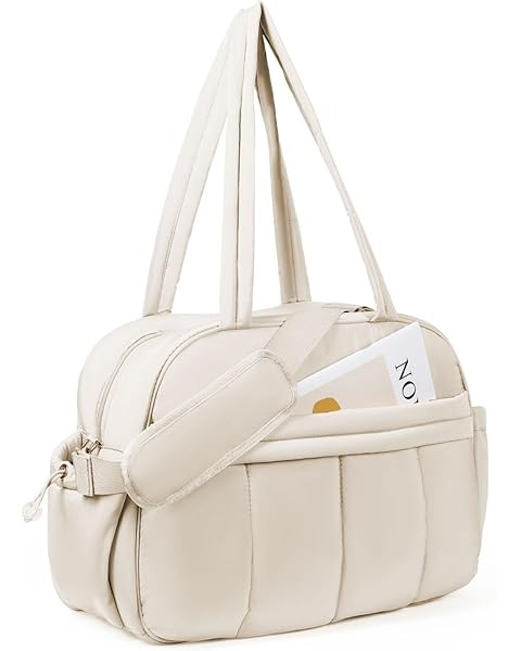 CLUCI Duffle Bag for Travel, Gym Bag for Women, Puffer Tote Small Carry On Bag, 30L Duffle Weeken... | Amazon (US)