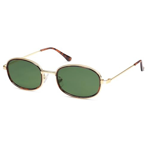 Amazon.com: Appassal Retro Oval Sunglasses for Women Men Trendy Large Round Y2k Sunnies AP3681,To... | Amazon (US)