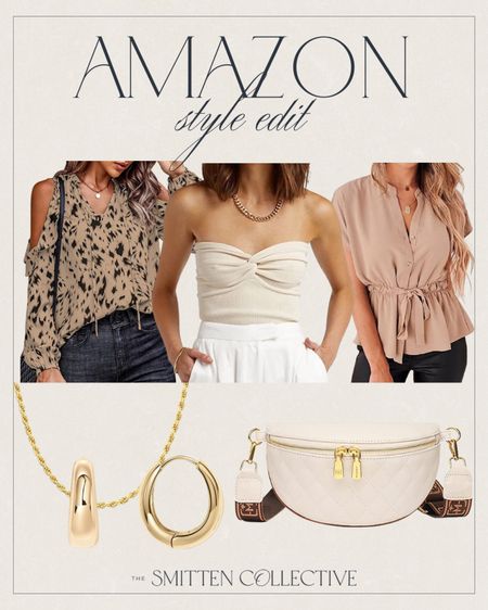 Loving these cute tops and that crossbody bag from Amazon! And the gold jewelry is from my favorite Amazon brand that is such nice quality and affordable for everyday!

#LTKsalealert #LTKstyletip #LTKunder50