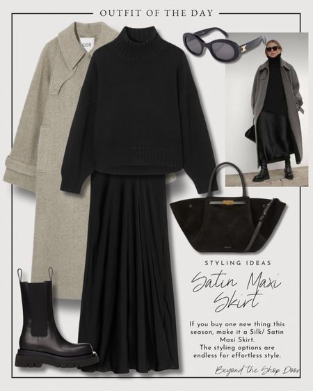 Styling Ideas - Satin Maxi Skirt

If you buy one new thing this season, make it a Silk/ Satin Maxi Skirt.

The styling options are endless for effortless style.

Satin Maxi Skirt with Chunky Boots & Jumper, Coat and Tote.


#LTKover40 #LTKitbag #LTKstyletip