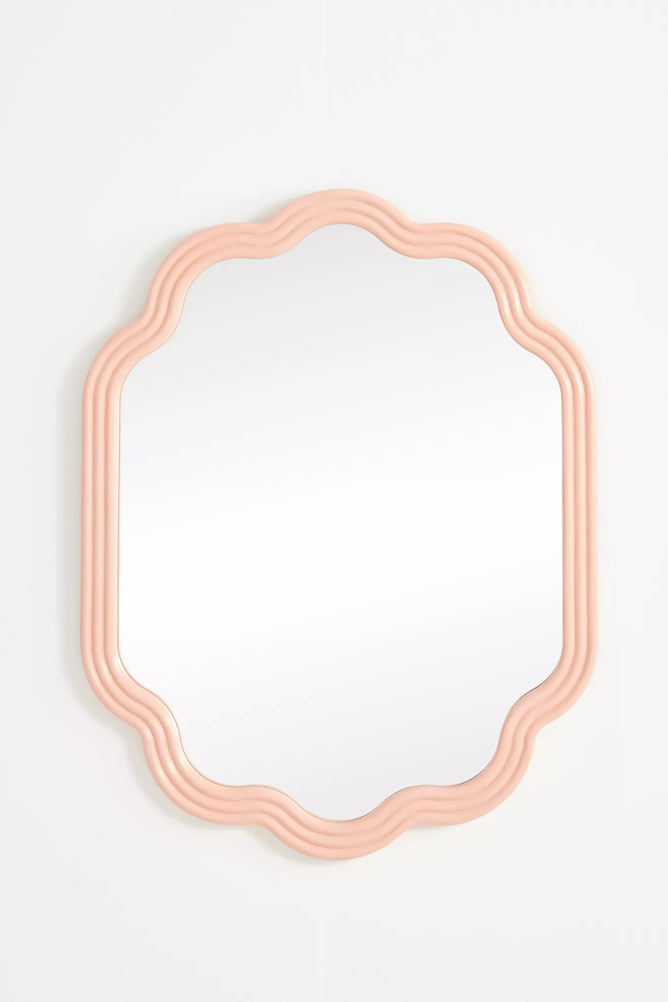 Clara Scalloped Wood Mirror | Anthropologie (US)