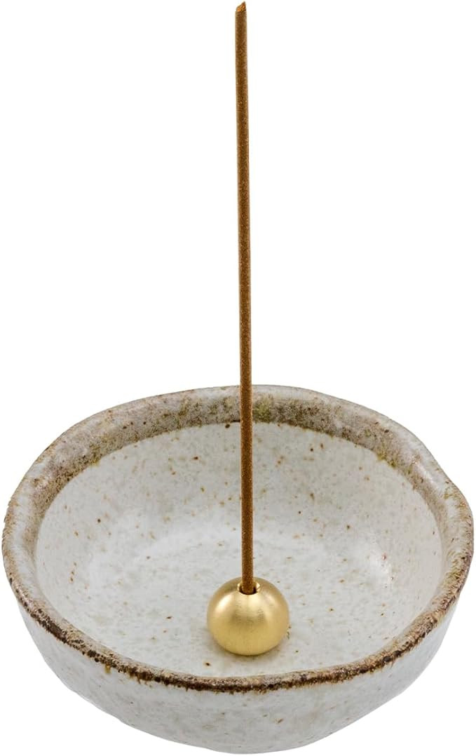 Asayu Japanese Small Mini Incense Holder for Sticks 8.3cm (3.3 inch), Made in Japan Ceramic Ash C... | Amazon (UK)