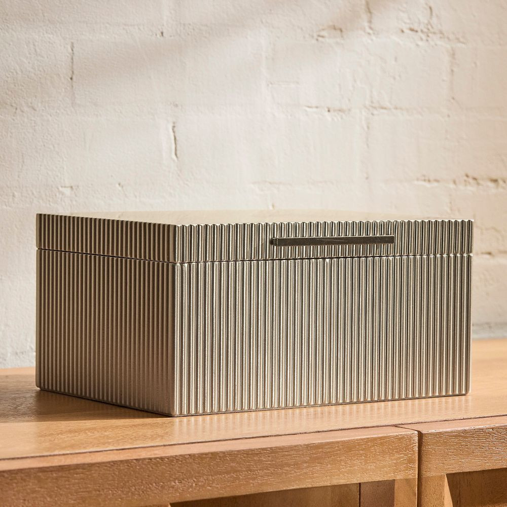 Modern Fluted Jewelry Boxes | West Elm (US)