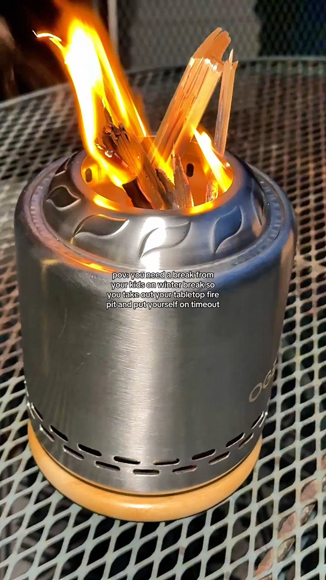 😂 Anyone else dealing with this?! Love my kids but DANG it’s cold outside. Having this fire pit makes outdoor time doable 

 #LTKHome #LTKFindsUnder50 #LTKTravel