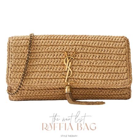 The Want List: YSL raffia Kate bag 🤎🤎🤎. The perfect summer bag! 
#saintlaurent #springstyle #summerstyle #clutch #casualstyle

#LTKFind #LTKitbag #LTKstyletip