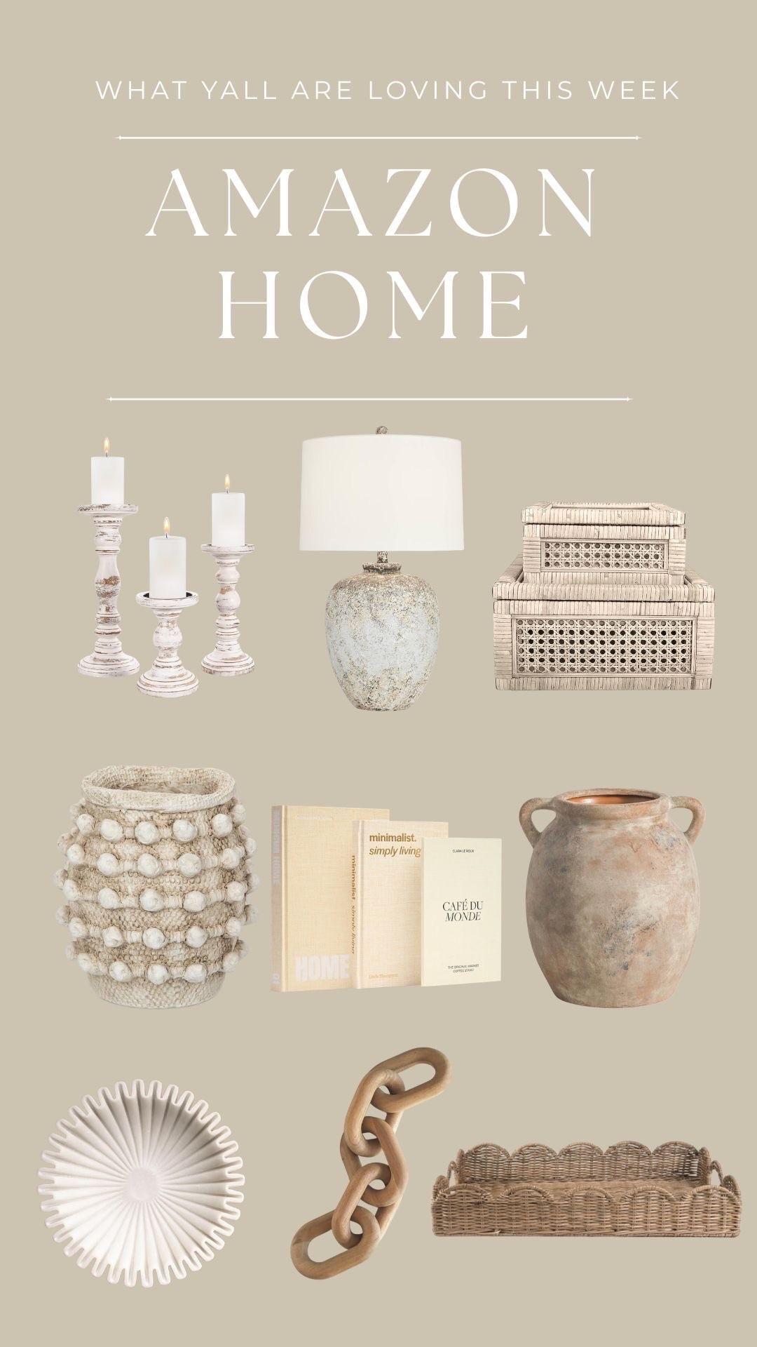 New cozy home decor finds that are Pottery Barn lookalikes! Love how they elevate your space! From vases to candles, these items are perfect for a chic home refresh. 
• 
• 
• 
•
• 
home decor, farmhouse style, cozy home, chic refresh, Amazon finds, living room, dining room, coffee table

#LTKHome