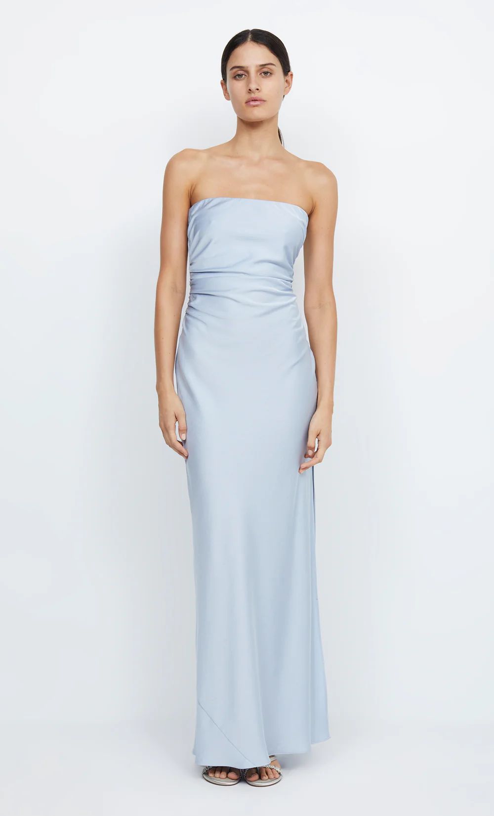 ETERNITY STRAPLESS MAXI - DUSTY BLUE | Bec & Bridge (Global)