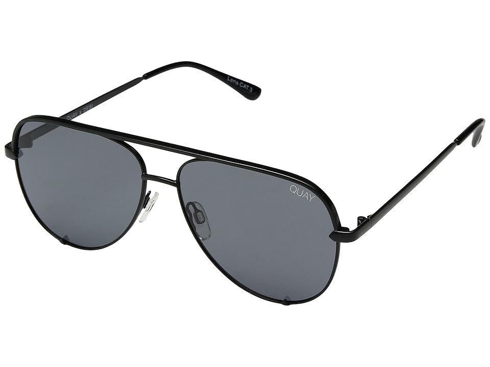QUAY AUSTRALIA High Key Mini QUAY X DESI (Black/Smoke Polarized) Fashion Sunglasses | Zappos