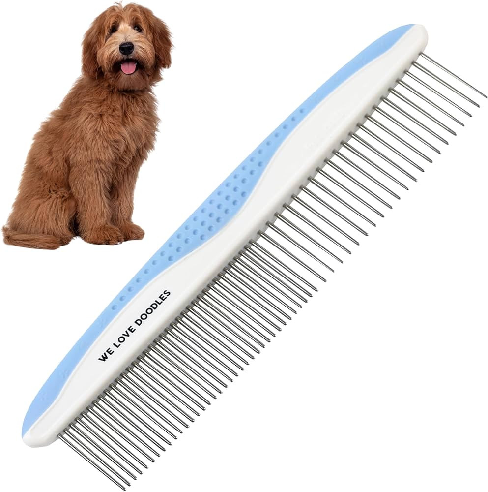 Metal Dog Grooming Comb | Removes Tangles & Matts | Dematting Pet Combs | Detangler For Matted Ha... | Amazon (US)