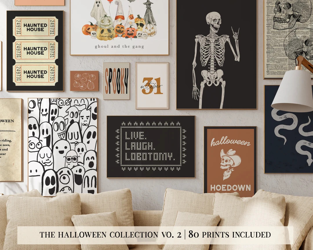 halloween mega bundle collection | 80 PRINTABLES | halloween decor | halloween prints | halloween... | Etsy (US)