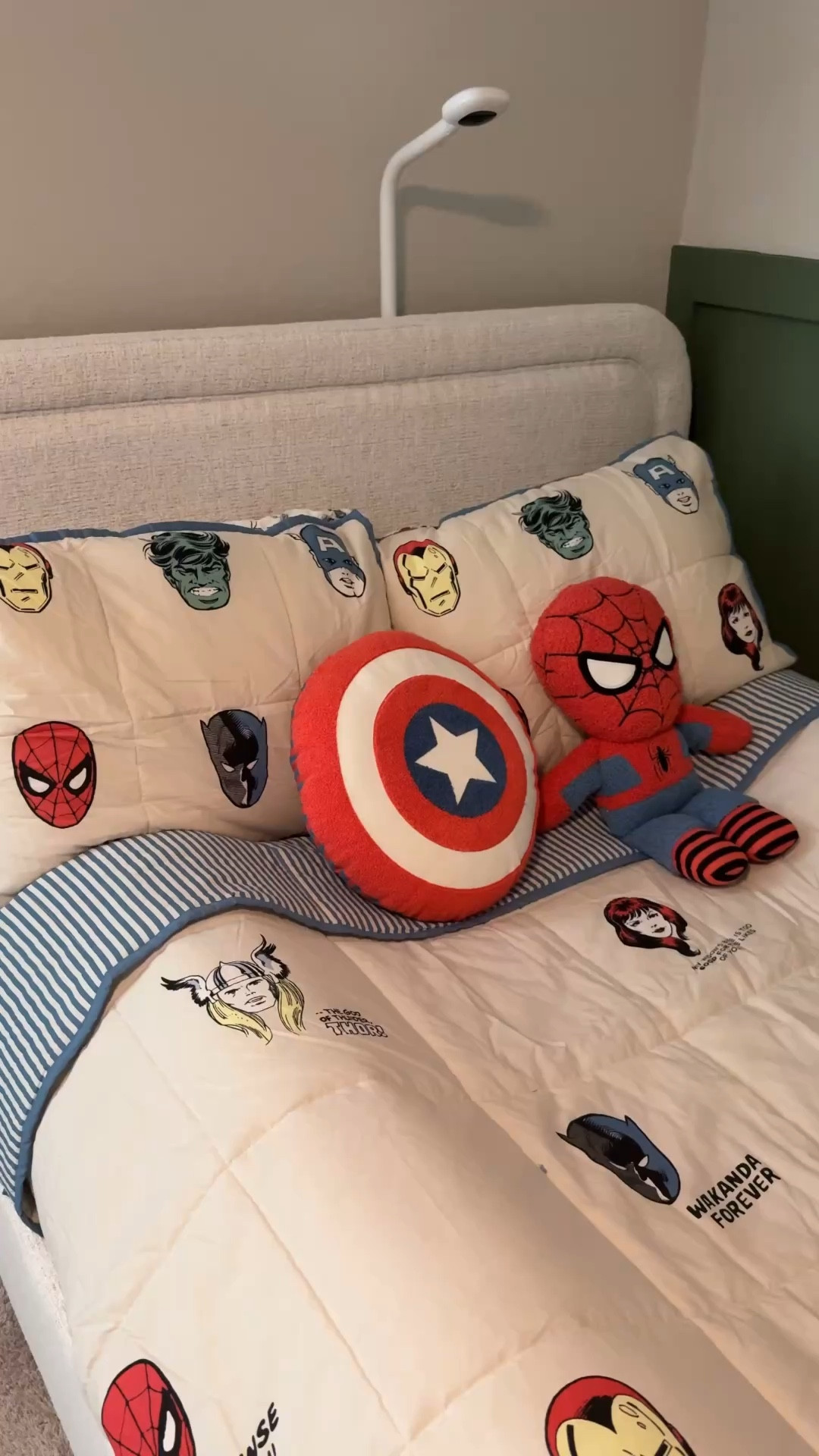 Upgraded Toddler Boy Room 🦸🏽‍♂️🕸️💭✨

#LTKKids #LTKSaleAlert #LTKHome