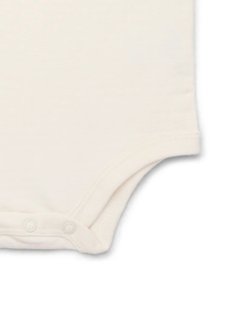 Garanimals Baby Girl Lettuce Edge Bodysuit with Long Sleeves, Sizes 0-24 Months | Walmart (US)