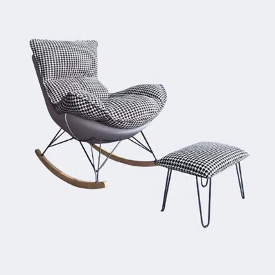 Light Luxury Simple Leisure Modern Rocking Chair Rocking Chair | Wayfair North America