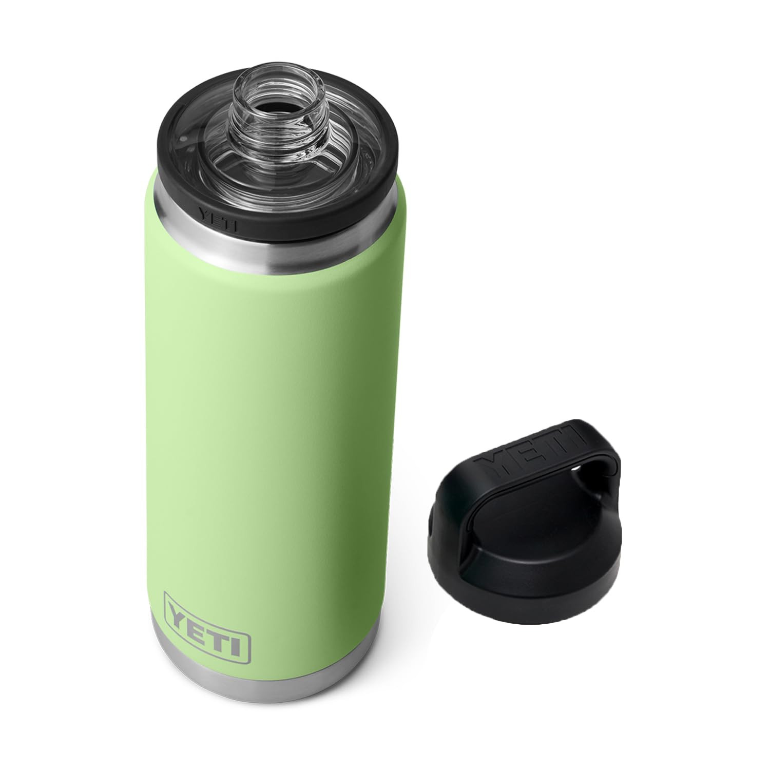YETI Rambler 26 oz Bottle, Leakproof, Vacuum Insulated, Stainless Steel with Chug Cap, Key Lime | Amazon (US)