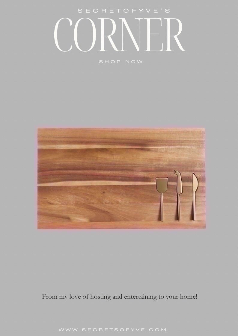 SecretsofYve: I love these cheese knives and board for hosting! Home & wedding gifts 🎁 idea. @crate&barrel
#Secretsofyve #ltkgiftguide
Always humbled & thankful to have you here.. New posts daily at 3pm & 4:15pm EST. 
CEO: PATESI Global & PATESIfoundation.org
@secretsofyve : where beautiful meets practical, comfy meets style, affordable meets glam with a splash of splurge every now and then. I do LOVE a good sale and combining codes! #ltksalealert #ltku #ltkplussize #ltkmidsize #ltkover40 #ltkpetite #ltktall #ltkfoodie 
#ltkmomlife secretsofyve

#LTKSeasonal #LTKHome #LTKWedding
