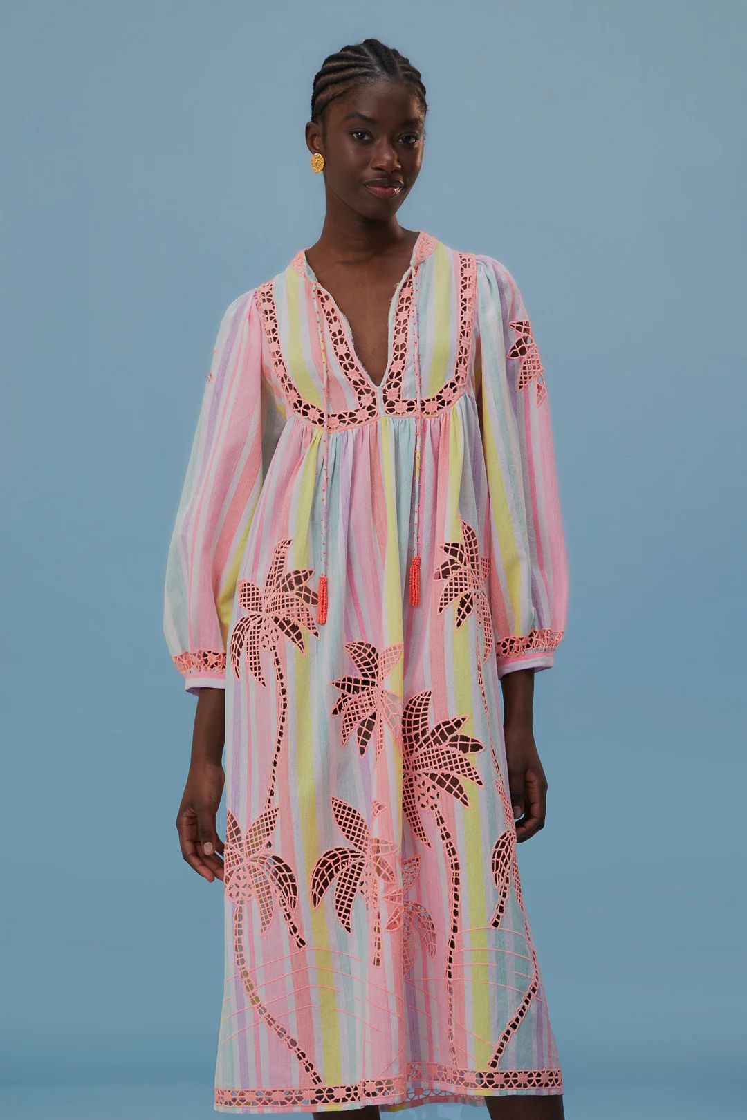 EMBROIDERED COCONUT COVER UP | HARRINGTONS