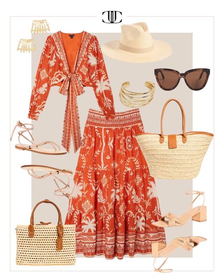 By now you all know I love a two piece set and I love the color orange. This outfit checks both boxes and is so fun and playful. Would be perfect for your next beach getaway.

Use code JESS20 for 20% of your purchase for Karen Millen items. 

Two piece set, maxi skirt, sunglasses, summer outfit, vacation outfit, sun hat, espadrilles

@karen_millen #MyKM

#LTKover40 #LTKshoecrush #LTKstyletip