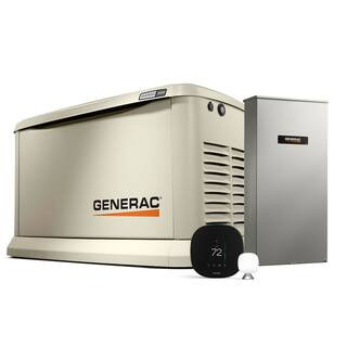 26000-Watt Dual Fuel Home Standby Generator with Smart Home Monitoring, 200-AMP Transfer Switch a... | The Home Depot