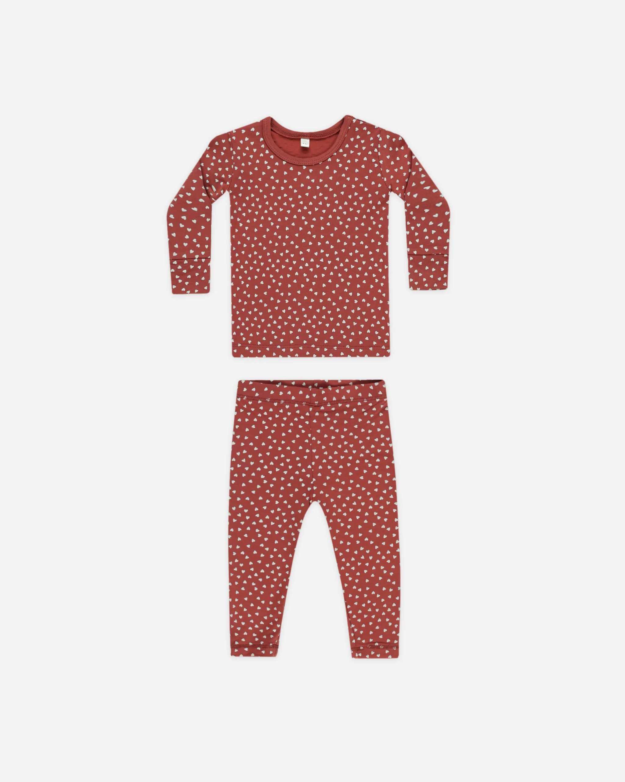 Bamboo Pajama Set || Tiny Hearts | Rylee + Cru