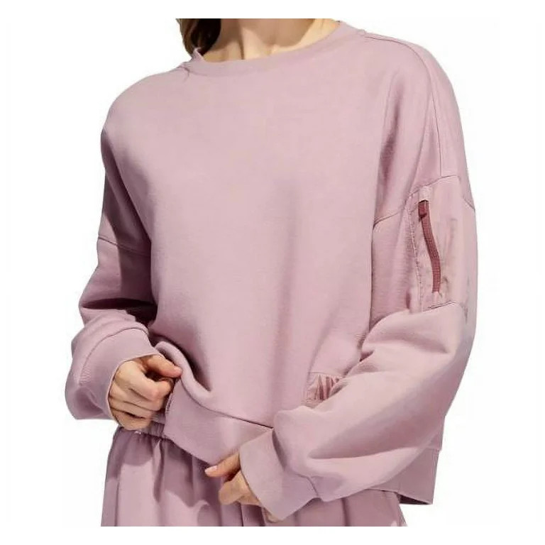 Adidas Women's Multi Sport Sweatshirts, Magic Mauve, Medium | Walmart (US)