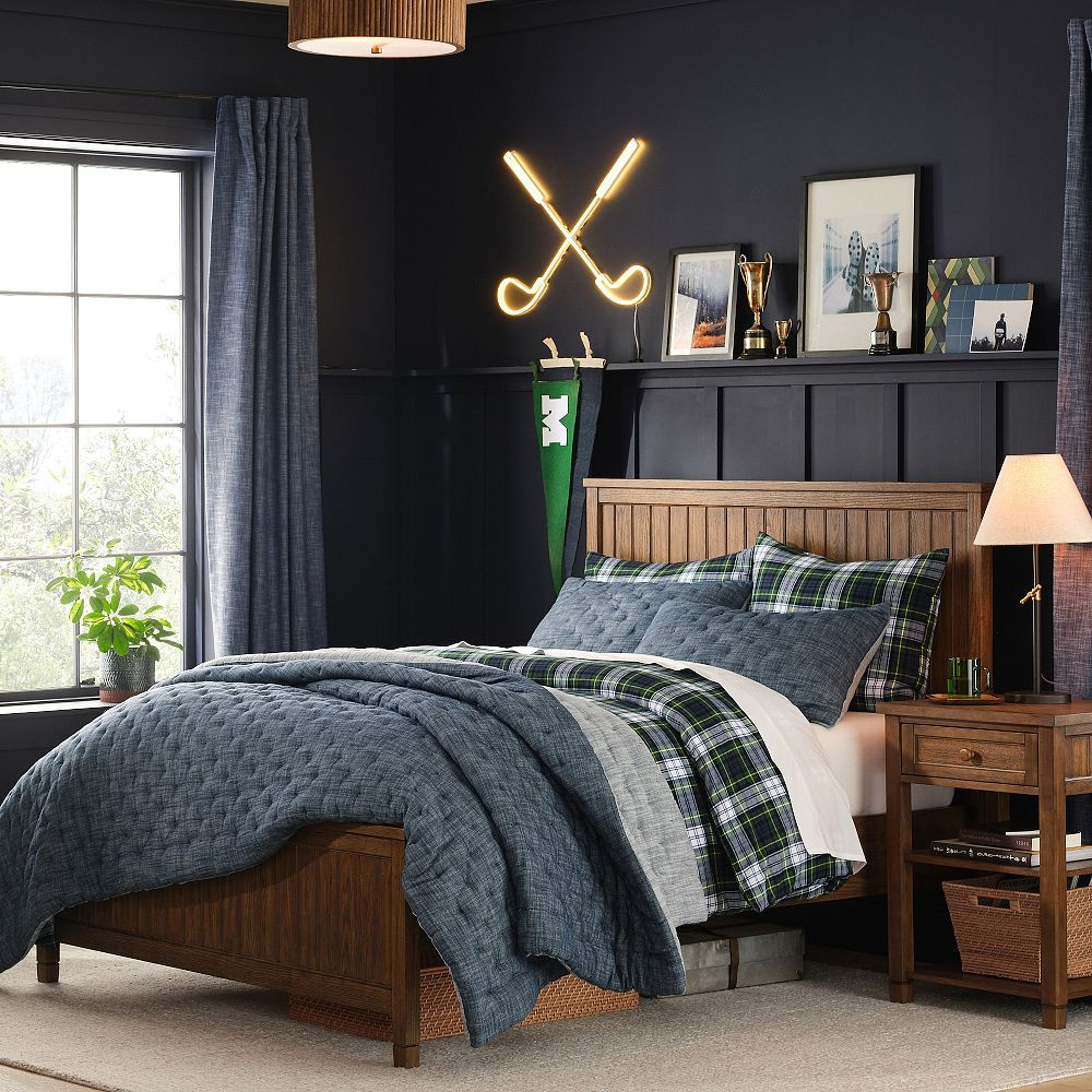 True Blue Blackout Curtain | Pottery Barn Teen