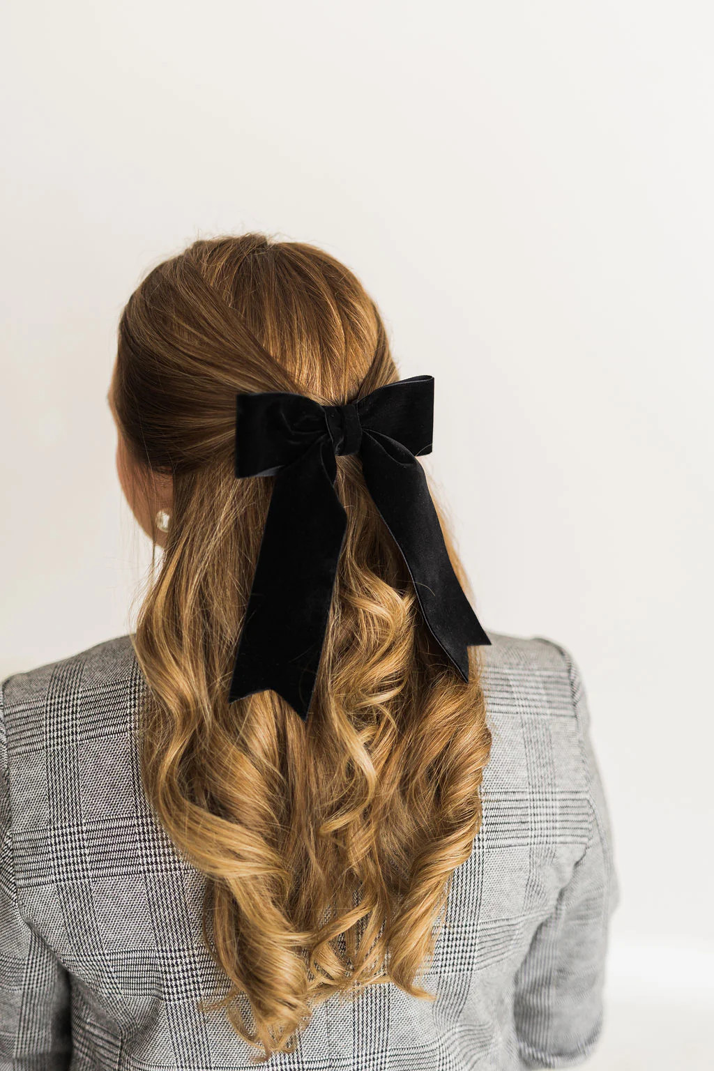 Bailee Velvet Bow | Grace & Grandeur Bow Company