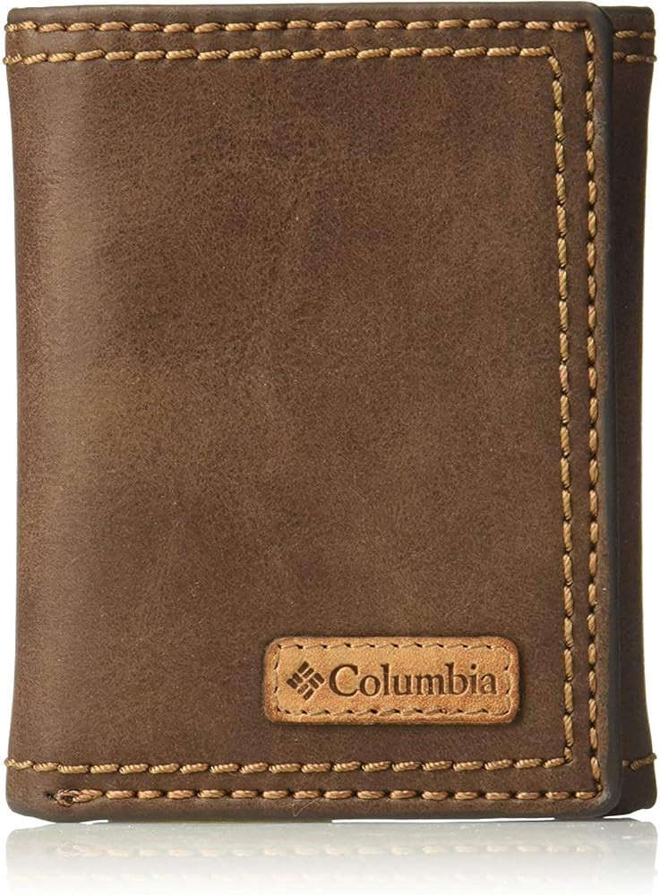 Columbia Men's RFID Genuine Leather Trifold Wallet With ID Window, Credit Card Pockets at Amazon ... | Amazon (US)