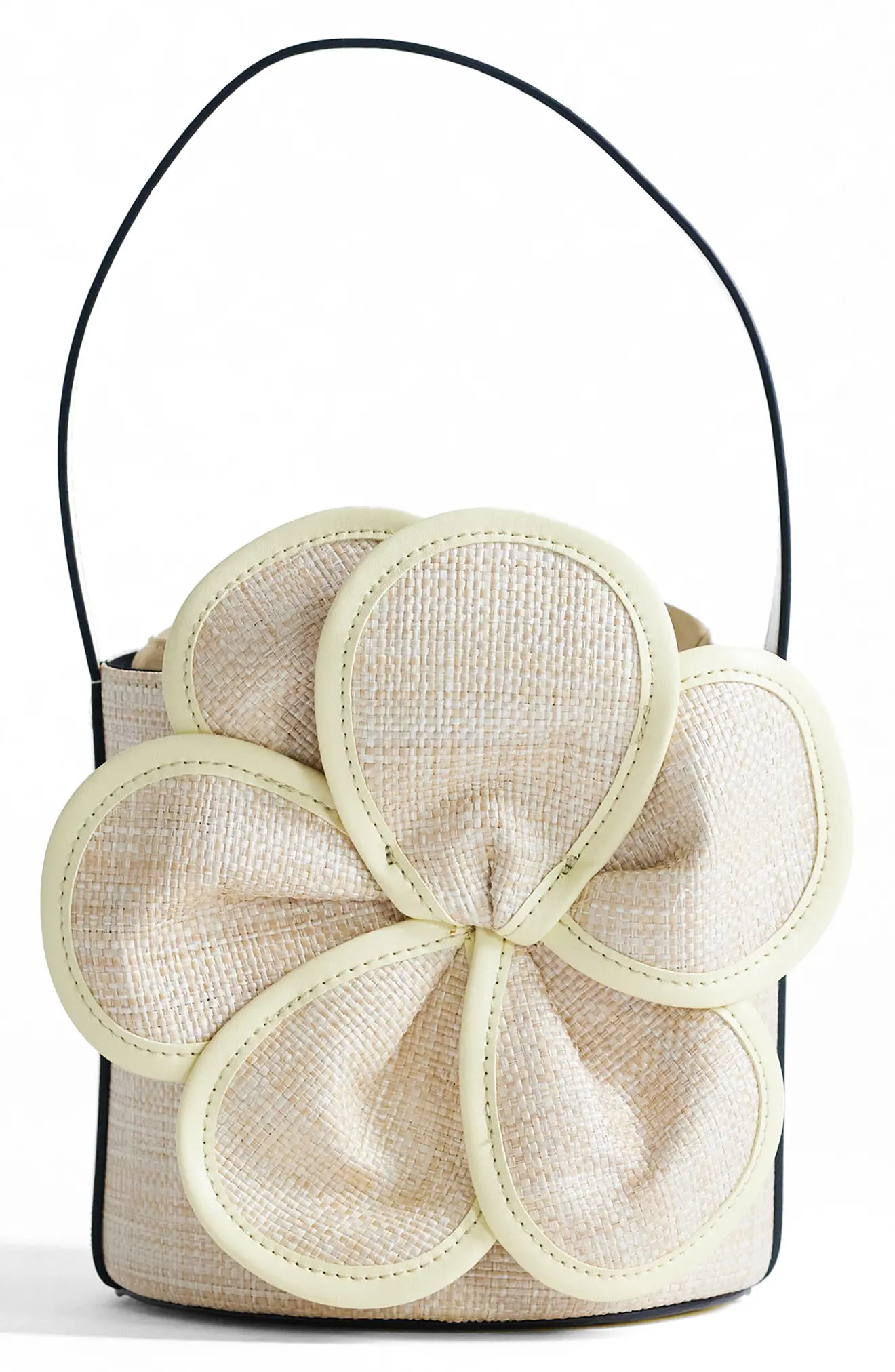 Gino Flower Straw Shoulder Bag (Women) | Nordstrom | Nordstrom