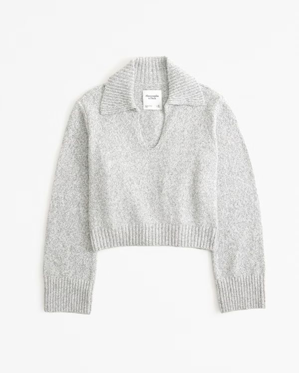 Notch-Neck Sweater | Abercrombie & Fitch (US)