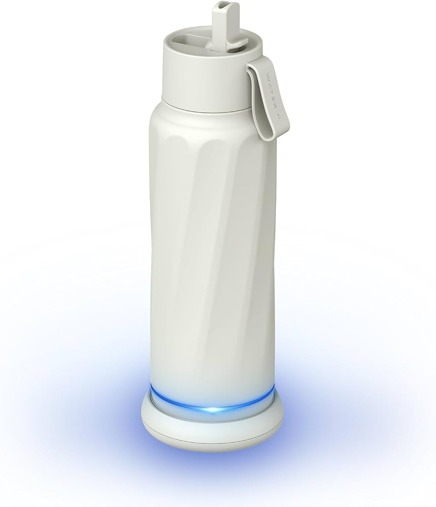 WATERH Insulated Smart Water Bottles with Straw, Intake Tracker, Water Safety Analyzer, LED Remin... | Amazon (US)