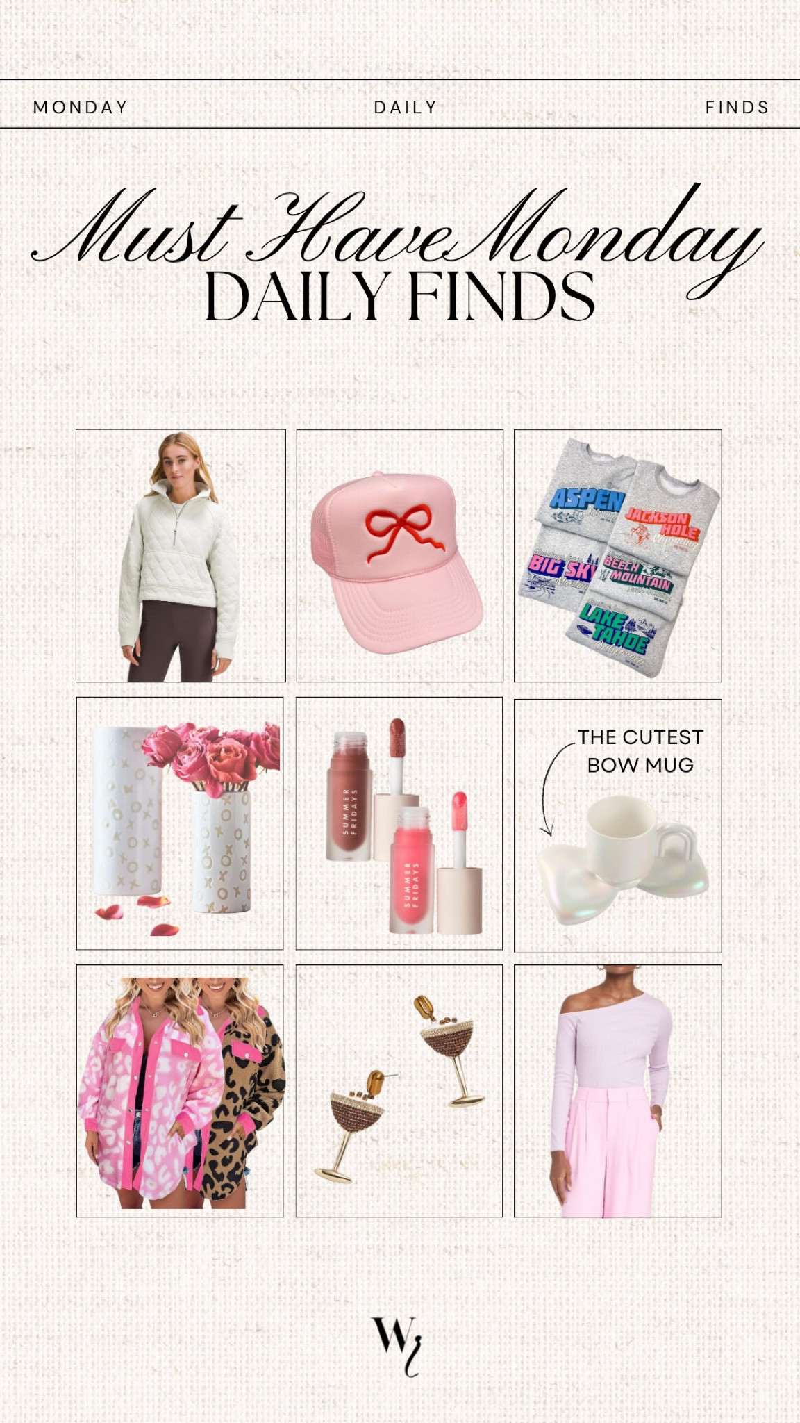 Must have Monday! 
Valentine’s Day finds 

#LTKfindsunder50 #LTKGiftGuide #LTKMostLoved