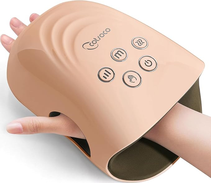 cotsoco Hand Massager - 3Massage Sizes, Cordless Hand Massager with Heat & Compression for Arthri... | Amazon (US)