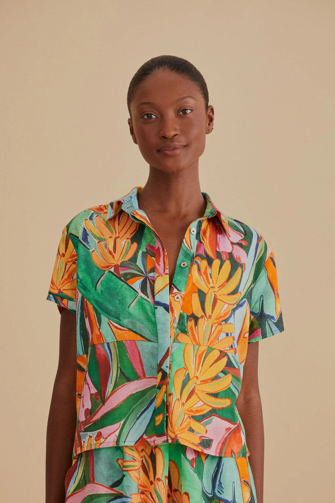 Banana Foliage Shirt | FarmRio (US)