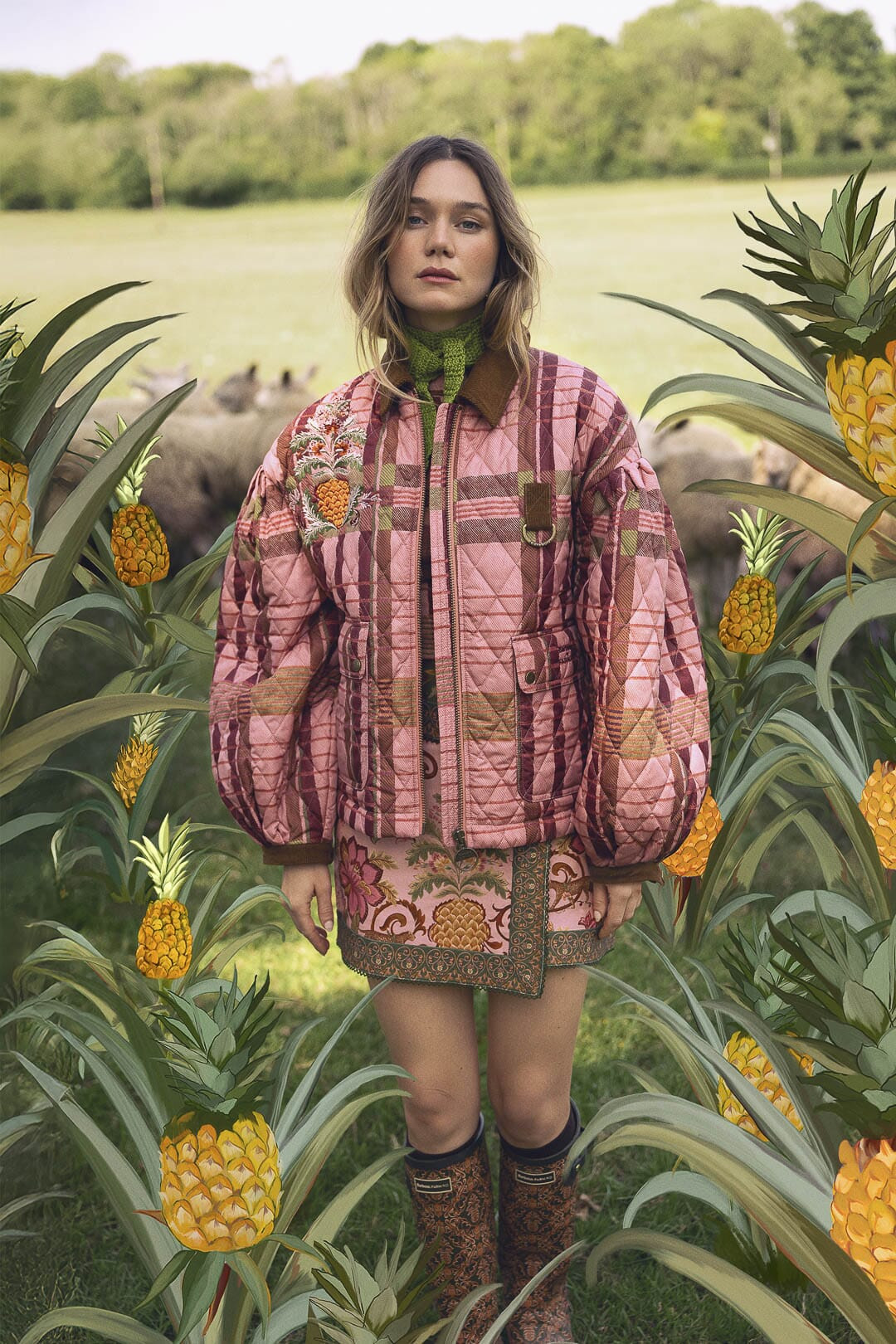 Ana-Clara Quilted Jacket | FARM Rio | FarmRio (US)