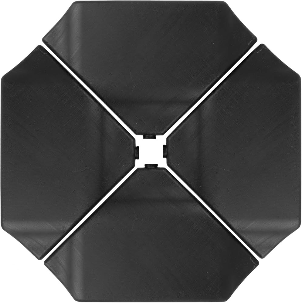 Abba Patio Umbrella Offset Base Stand 4PCS, Cantilever Umbrella, Heavy-Duty Square Stand, Sand Fi... | Amazon (US)