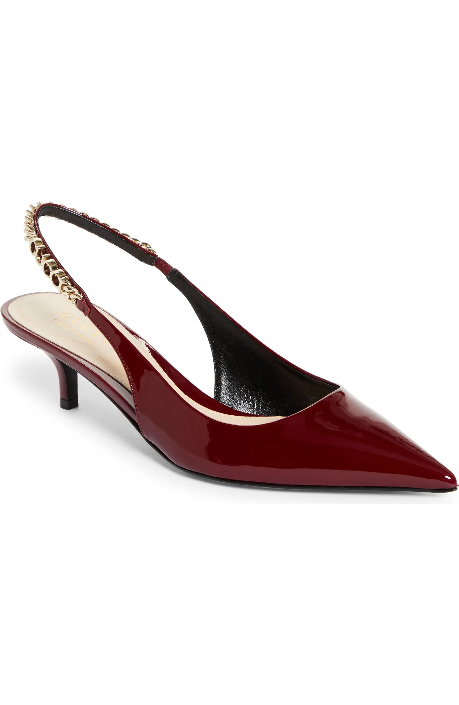 Gucci Signoria Pointed Toe Slingback Pump (Women) | Nordstrom | Nordstrom