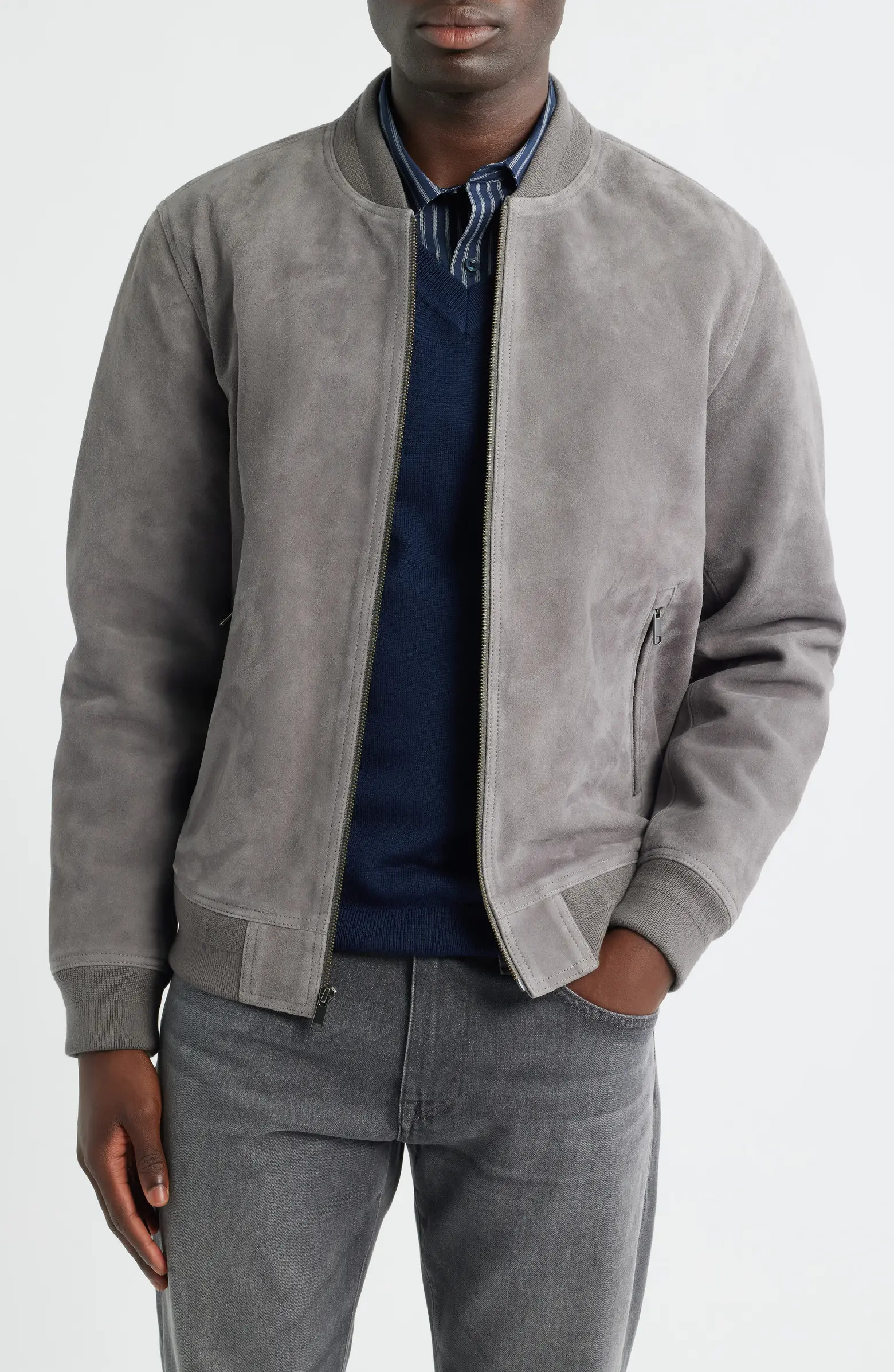 Suede Bomber Jacket | Nordstrom