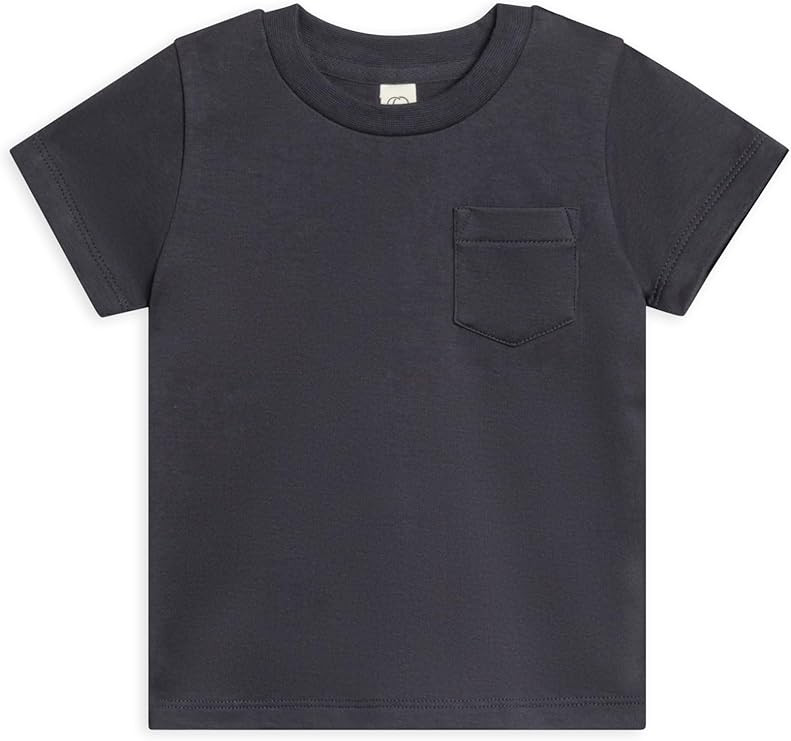 Colored Organics Infant Toddlers and Kids Organic Cotton Short Sleeve Crew Neck Tee Shirt | Amazon (US)