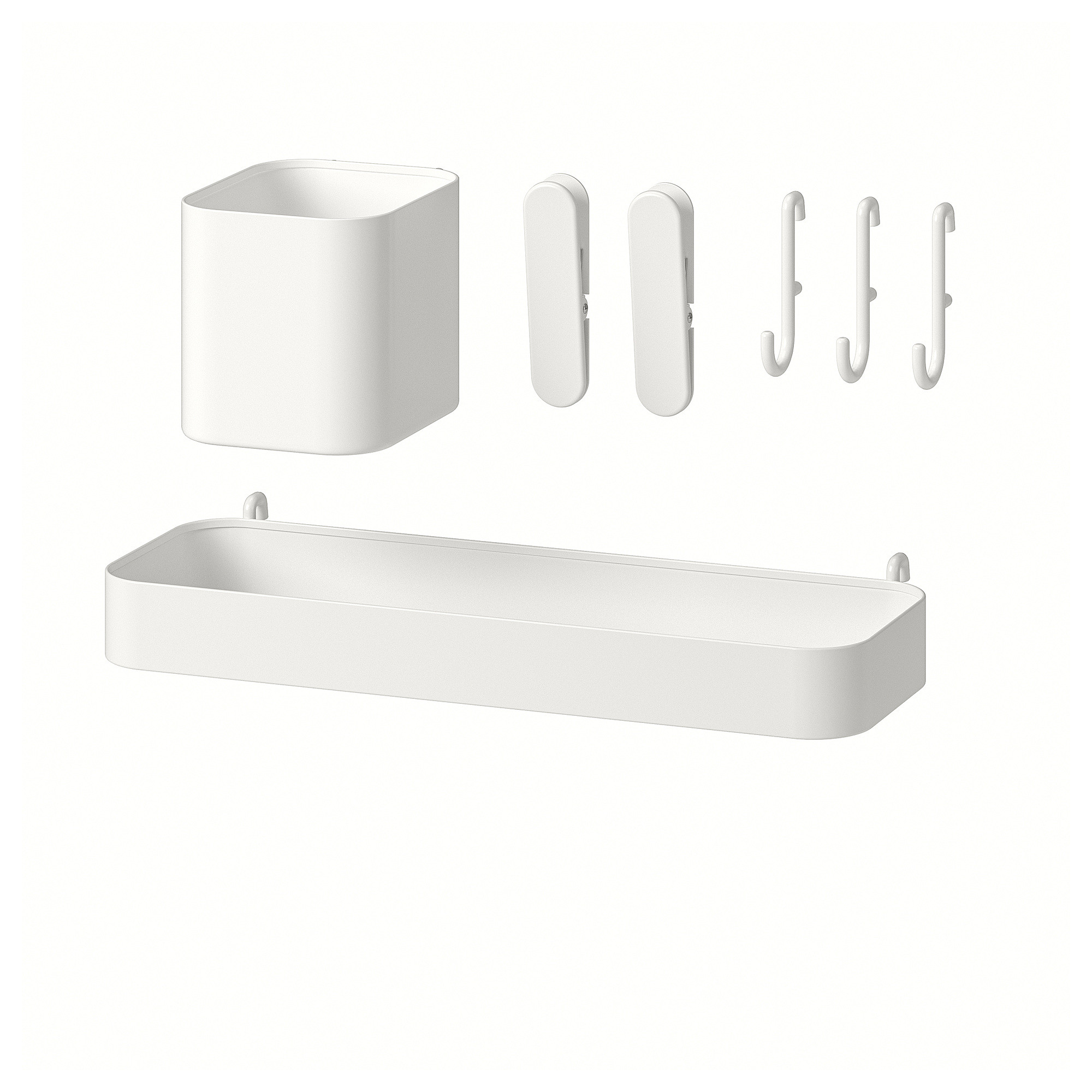 SKÅDIS Zubehör-Set 7-tlg., weiß - IKEA Deutschland | IKEA (DE)