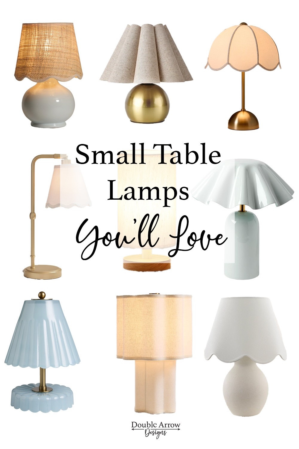 Add style to any room with these beautiful small table lamps. From scalloped shades to modern silhouettes, these designer inspired finds are perfect for bedrooms, dorm rooms or reading nooks.

#LTKHome