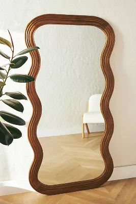 Frances Tropical Hardwood Mirror | Anthropologie (US)