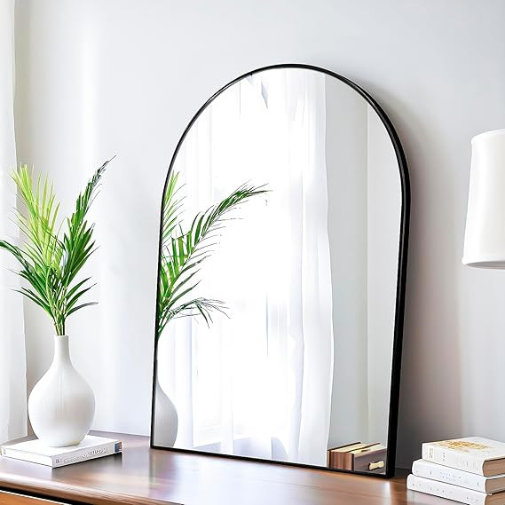 20x30 Arch Mirror Rectangle Wall Mounted Metal Frame Mirrors for Entryway Bedroom Bathroom Living... | Amazon (US)