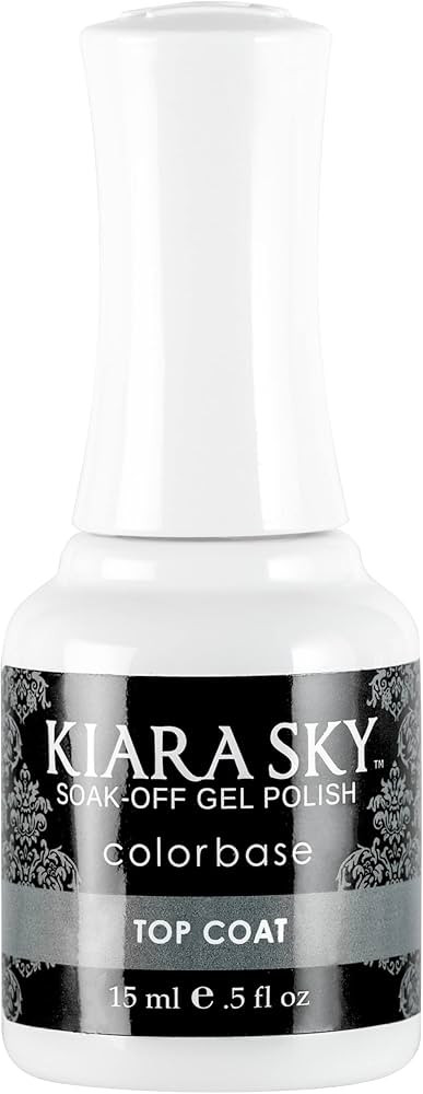KIARA SKY GEL POLISH TOP COAT 0.5 fl oz | Soak Off, Long Lasting wear and high shine (patented fo... | Amazon (US)