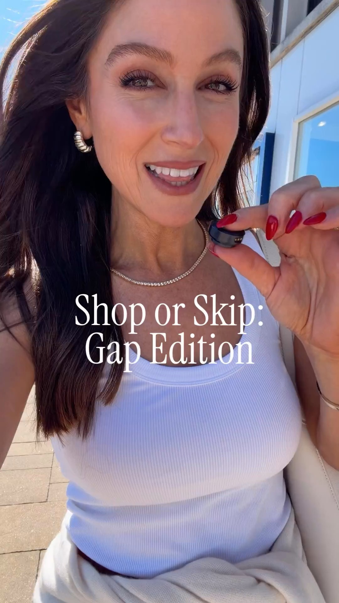 Shop or Skip! The Gap!
Sizing of what I tried on

The Twill Pants are my #1! I did my true size and regular length. I’m 5’5 and a half they come in petite tall and regular!

T-shirt: true to size

Soft denim shirt: true to size 

Long sleeve: true to size 

Zip sweater: true to size or size down if you’re between sizes 

Green jacket: I tried on my true size but you can size down one if you don’t want it to fit as oversized!

I linked to other faves and my favorite Gap jeans