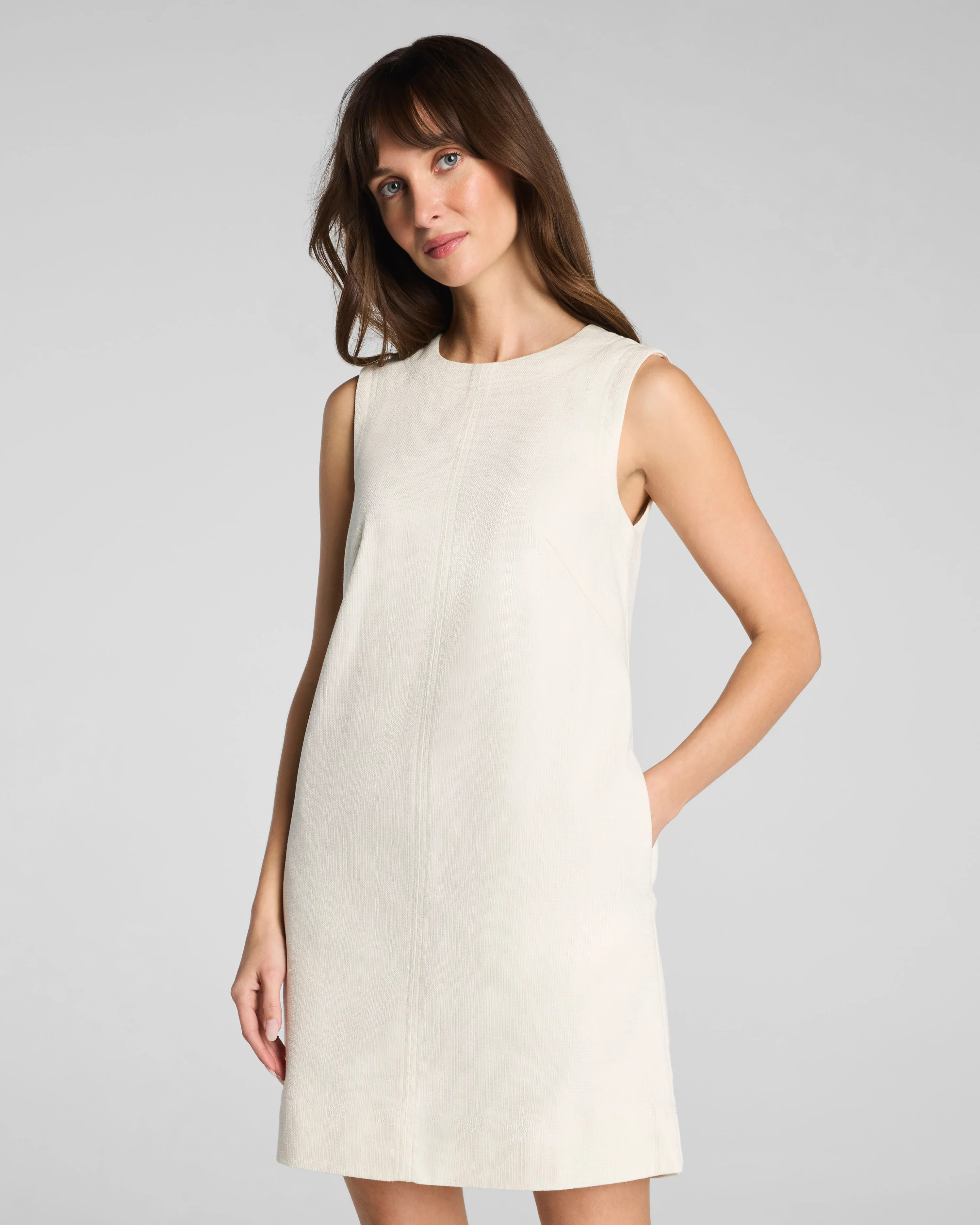 SPANX® EasyBreezy Cotton Linen Mini Dress | Lightweight Summer Dress | Spanx