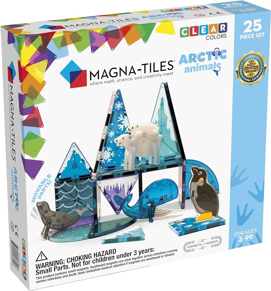 Magna Tiles® Arctic Animals 25 Piece Set | Amazon (US)
