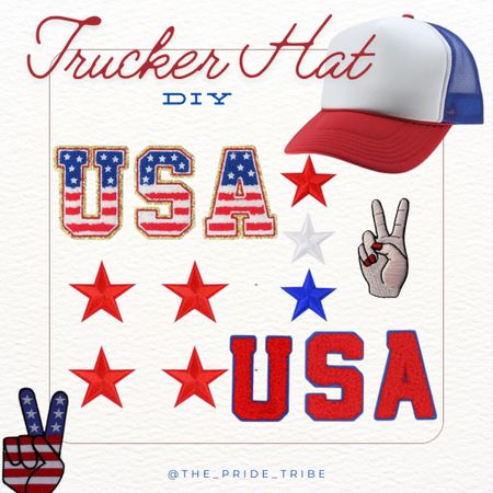 Memorial Day Trucker Hat. DIY patch hat. Customized. Original. July 4th.  Fourth of July  

#LTKU #LTKKids #LTKFamily