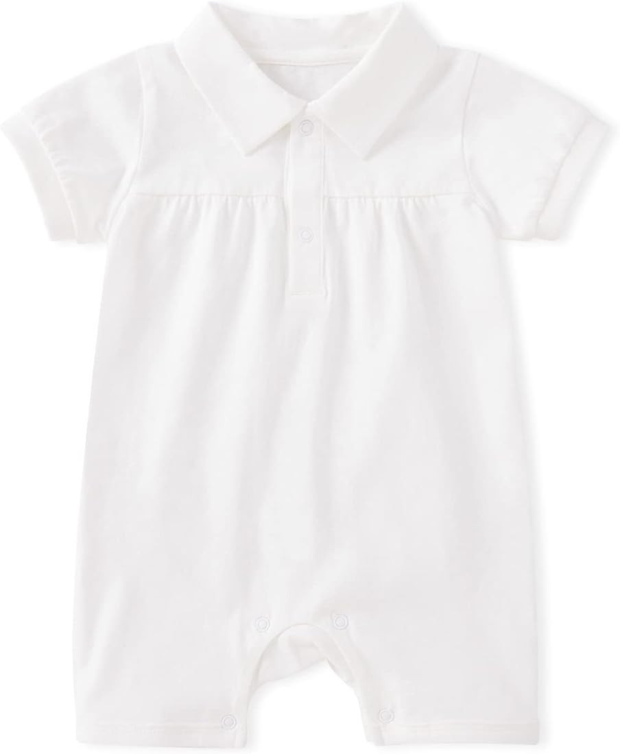 pureborn Unisex Baby Jumpsuit Infant Boys Girls Cotton Spring Fall Romper One-Piece Coverall Bapt... | Amazon (US)