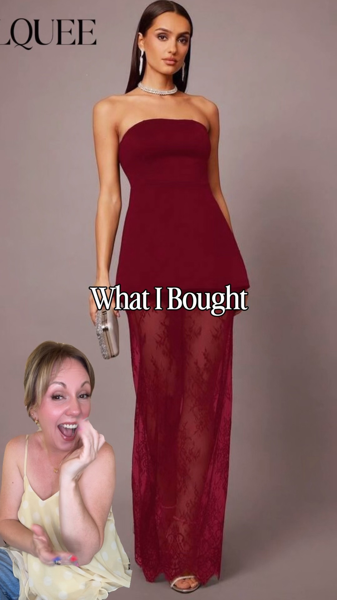 I followed the size guide and got a large but def needed a medium. I had to pin the back ;)

#LTKSaleAlert #LTKPetite #LTKOver40